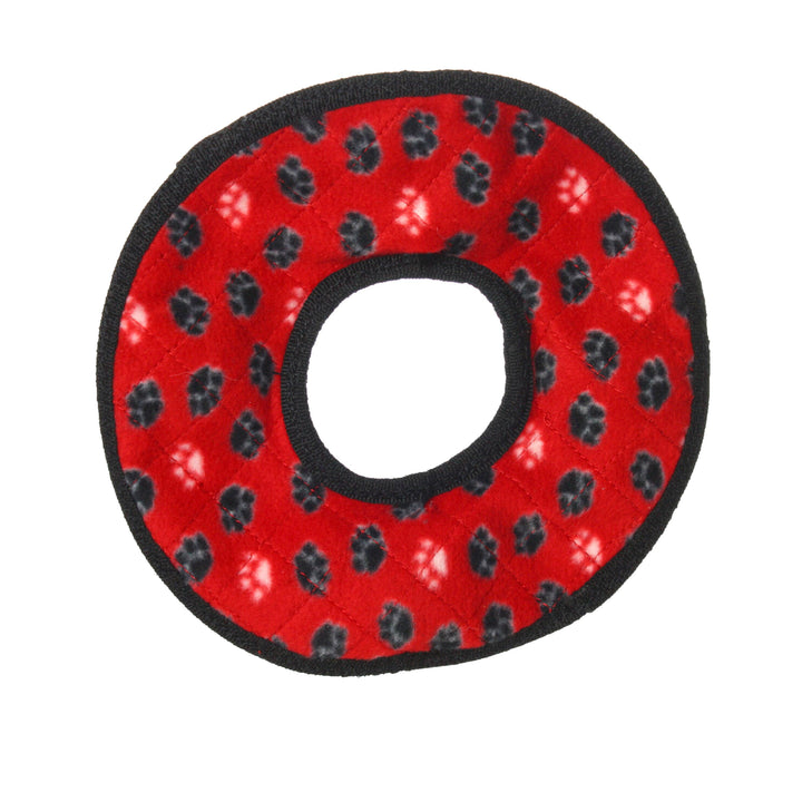 Tuffy No Stuff Ultimate Ring - Red, Squeaky Dog Toy