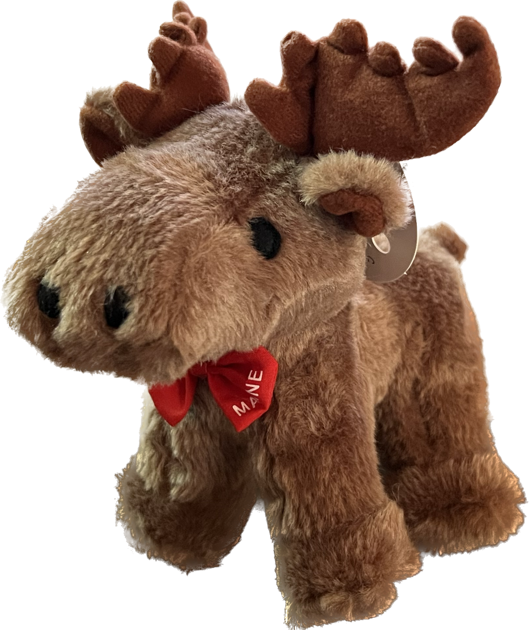 MAINE Plush Squeaky Moose Dog Toy