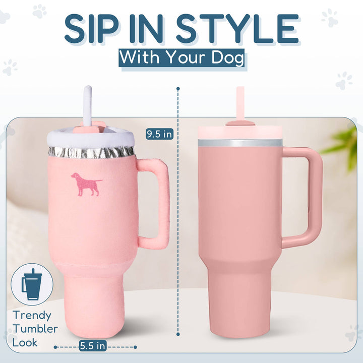 PUPROAR Tumbler Plush Squeaker Dog Toy