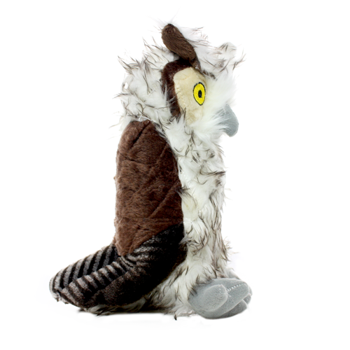 Mighty Nature Owl, Plush, Squeaky Dog Toy