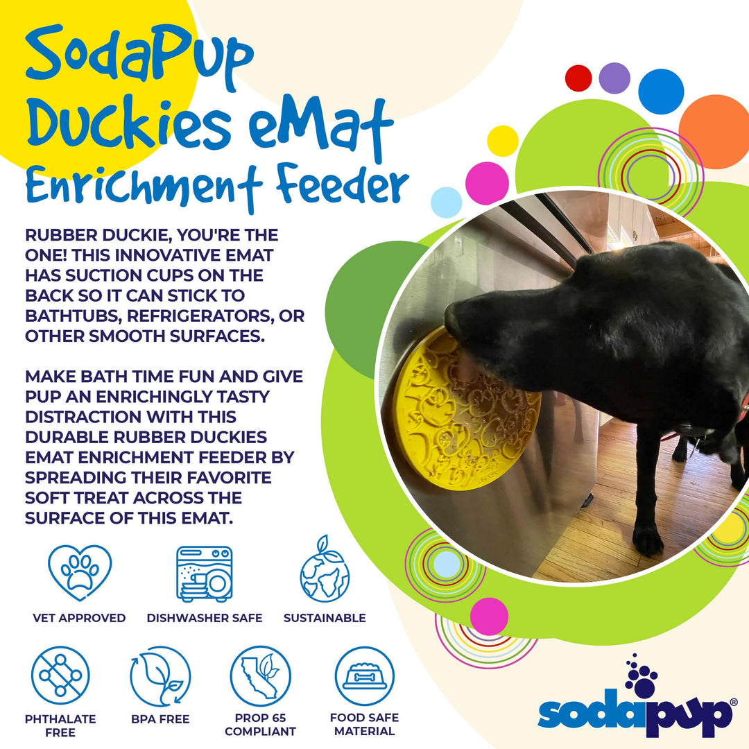 Duckies Enrichment Mat With Suction Cups