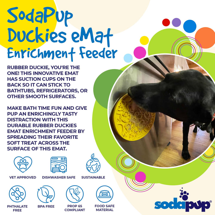 Duckies Enrichment Mat With Suction Cups