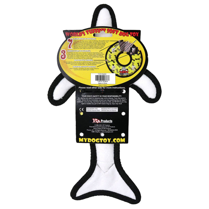 Tuffy Ocean Dolphin, Squeaky Dog Toy