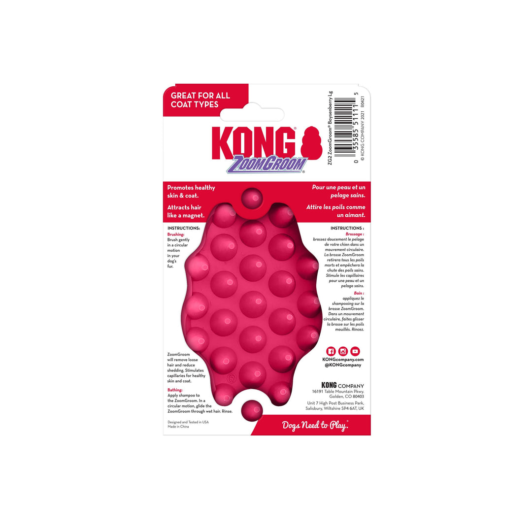 KONG Raspberry Brush Large