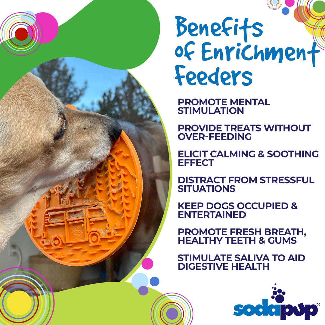 Camp Enrichment Lick Mat With Suction Cups