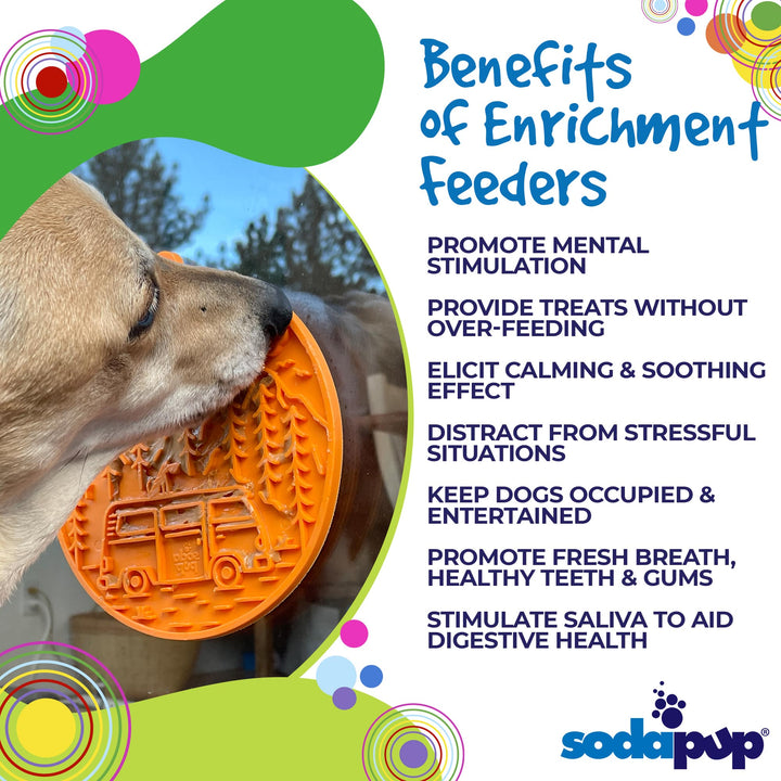 Camp Enrichment Lick Mat With Suction Cups