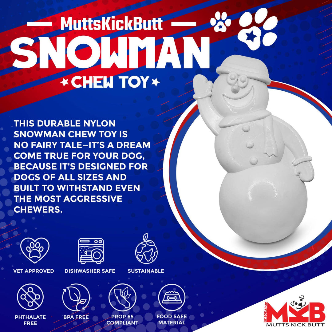 Snowman Ultra Durable Nylon Dog Chew
