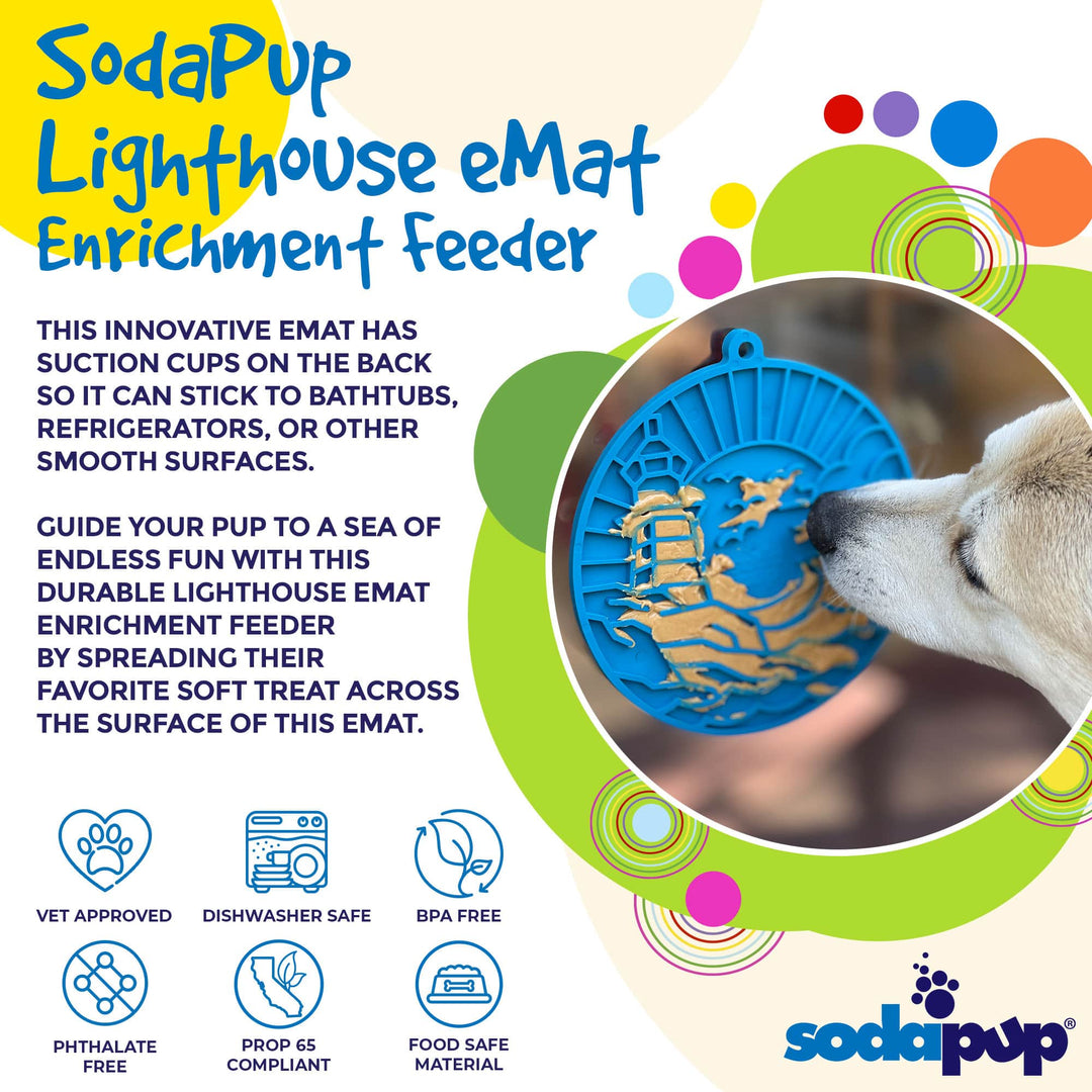 Lighthouse Enrichment Mat With Suction Cups