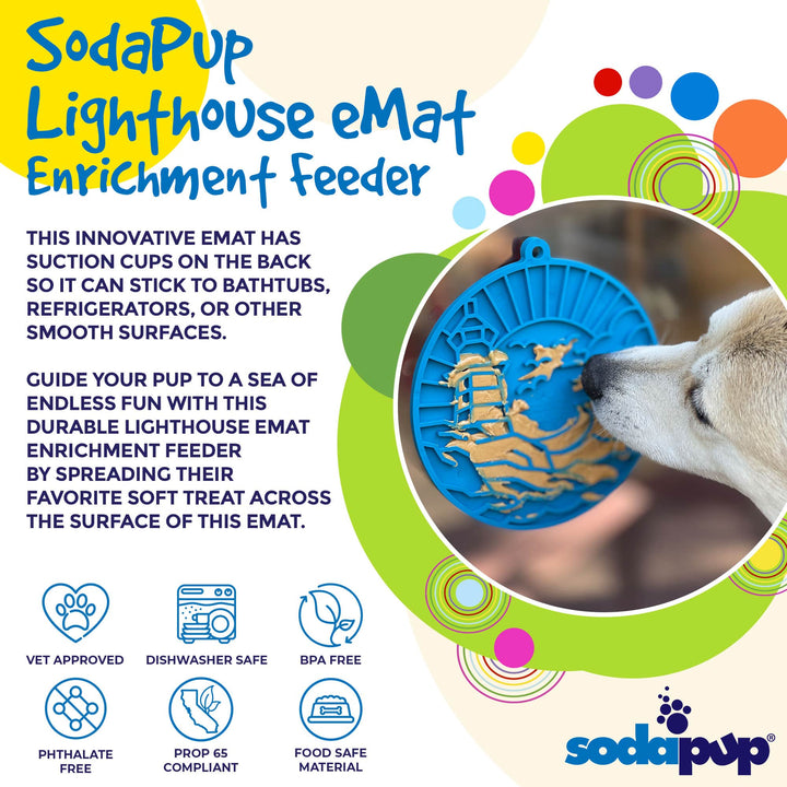 Lighthouse Enrichment Mat With Suction Cups