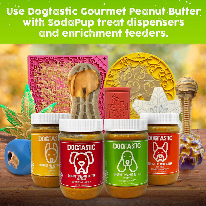 Dogtastic Gourmet Peanut Butter for Dogs - Pumpkin Flavor