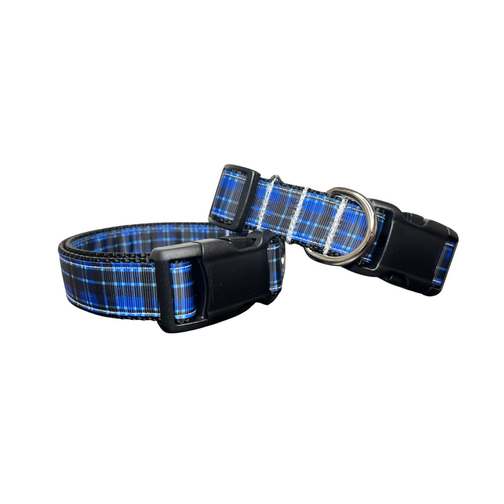 The Blue Plaid Collar