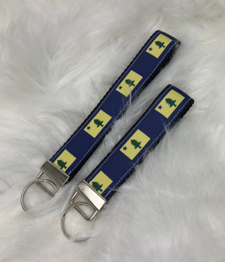 Original Maine Flag Key Wristlet